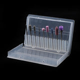 Maxbell Maxbell 9x Nail Files Drill Bit Manicure Electric Grinding Polishing Head Brush Set