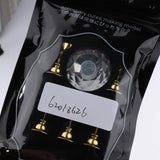 Maxbell Maxbell 5pcs Nail Tip Holder Stand & Display Base for Practice Clear Crystal Base