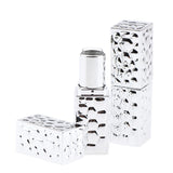 Maxbell Maxbell 2x 12.1mm Empty Lipstick Tube Lip Balm Container DIY Cosmetic Makeup Tools Silver 02