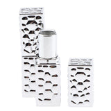 Maxbell Maxbell 2x 12.1mm Empty Lipstick Tube Lip Balm Container DIY Cosmetic Makeup Tools Silver 02