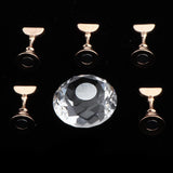 Maxbell 2 Set Magnetic Nail Tips Stand Holder Display Base for Nail Art DIY Practice