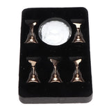 Maxbell 2 Set Magnetic Nail Tips Stand Holder Display Base for Nail Art DIY Practice