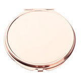 2pcs Dual Side Makeup Mirror Dormitory Bathroom Round Folding Mirrors Golden