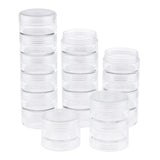 Maxbell 2x18x Empty Plastic Storage Box Beads Pills Storage Container w/ Screw Lids