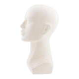 2Pcs Bald Male Mannequin Head Model Glasses/Headset Display Stand Hat Rack