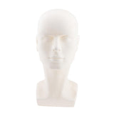 2Pcs Bald Male Mannequin Head Model Glasses/Headset Display Stand Hat Rack