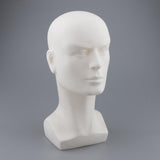 2Pcs Bald Male Mannequin Head Model Glasses/Headset Display Stand Hat Rack