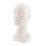 2Pcs Bald Male Mannequin Head Model Glasses/Headset Display Stand Hat Rack