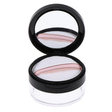 Empty Loose Powder Case Blush Storage Container Talcum Powder Jar 20g Black