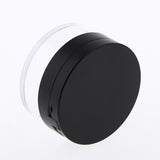 Empty Loose Powder Case Blush Storage Container Talcum Powder Jar 20g Black