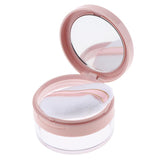 Empty Loose Powder Case Blush Storage Container Talcum Powder Jar 20g Pink