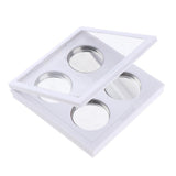 Maxbell Maxbell Square Empty Makeup Eyeshadow Palette Blush Lip Gloss Powder DIY Case 4 Grid