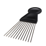Maxbell Maxbell Salon Metal Lift Afro Hair Pick Comb Brush Hairdressing Styling Tool