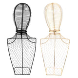 2Pcs Hats Display Holder Sports Cap Storage Organizer Stand Rack Black&Gold