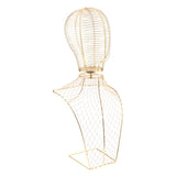 2Pcs Hats Display Holder Sports Cap Storage Organizer Stand Rack Black&Gold