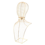 2Pcs Hats Display Holder Sports Cap Storage Organizer Stand Rack Black&Gold