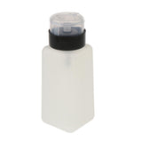 2pcs 250ml Nail Art Tip Empty Dispenser Nail Remover Pump Bottle Transparent