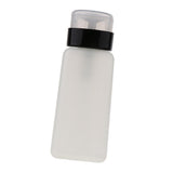 2pcs 250ml Nail Art Tip Empty Dispenser Nail Remover Pump Bottle Transparent