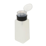 2pcs 250ml Nail Art Tip Empty Dispenser Nail Remover Pump Bottle Transparent