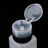 2pcs 250ml Nail Art Tip Empty Dispenser Nail Remover Pump Bottle Transparent