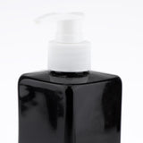 Maxbell 6Pcs Empty Plastic Shampoo Bottles with Lotion Pumps 500ML Refillable Black