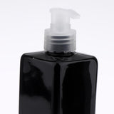 Maxbell 6Pcs Empty Plastic Shampoo Bottles with Lotion Pumps 500ML Refillable Black
