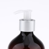 2x 500ml Empty Shampoo Pump Bottle Body Wash Dispenser Container Silver Pump