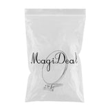 Maxbell Maxbell Folding Handheld Double Sided Mirror Table Makeup Mirror for Travel  Silver