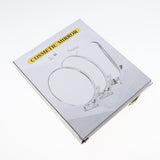 Maxbell Maxbell Folding Handheld Double Sided Mirror Table Makeup Mirror for Travel  Golden