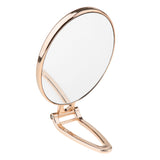 Maxbell Maxbell Folding Handheld Double Sided Mirror Table Makeup Mirror for Travel  Golden