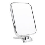 Maxbell Maxbell Durable Makeup Mirror Dormitory Bathroom Square Free-Standing Mirrors Silver