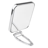 Maxbell Maxbell Durable Makeup Mirror Dormitory Bathroom Square Free-Standing Mirrors Silver