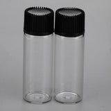 Maxbell Maxbell 20x5ML Mini Empty Essential Oil Sample Bottles w/ Screw Caps Clear+Black Cap