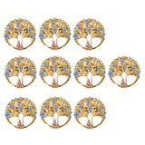 Maxbell Maxbell 10Pcs Nail Art Tips Rhinestone Glitter Jewelry Decoration Rhinestones 14