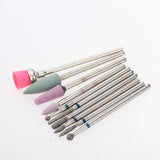 Maxbell Maxbell 10 Pieces Nail Art Files Drill Bits Electric Nail Drill Bits for Manicure 02