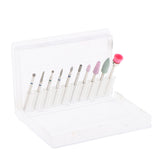 Maxbell Maxbell 10 Pieces Nail Art Files Drill Bits Electric Nail Drill Bits for Manicure 02