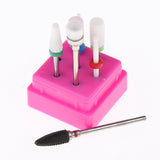 Maxbell Maxbell 7Pcs Cuticle Clean Ceramic Nail Files Drill Bits Electric Polishing Head 01