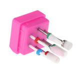 Maxbell Maxbell 7Pcs Cuticle Clean Ceramic Nail Files Drill Bits Electric Polishing Head 03