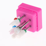 Maxbell Maxbell 7Pcs Cuticle Clean Ceramic Nail Files Drill Bits Electric Polishing Head 03