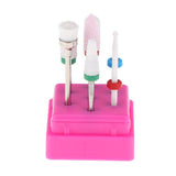 Maxbell Maxbell 7Pcs Cuticle Clean Ceramic Nail Files Drill Bits Electric Polishing Head 03