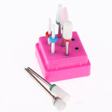 Maxbell Maxbell 7Pcs Cuticle Clean Ceramic Nail Files Drill Bits Electric Polishing Head 03