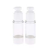 Maxbell Maxbell 2X Empty Refillable Essence Vacuum Bottles Cosmetic Sample Containers 30ml