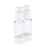 Maxbell Maxbell 2X Empty Refillable Essence Vacuum Bottles Cosmetic Sample Containers 30ml