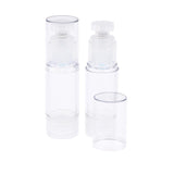Maxbell Maxbell 2Pcs Empty Airless Vacuum Pump Bottles Travel Cosmetic Containers 30ml