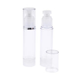 Maxbell Maxbell 2Pcs Empty Airless Vacuum Pump Bottles Travel Cosmetic Containers 50ml