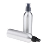 Maxbell Maxbell 2x 250ml Empty Makeup Pump Bottle Aluminum Cream Lotion Container Black Pump