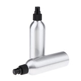 Maxbell Maxbell 2x 250ml Empty Makeup Pump Bottle Aluminum Cream Lotion Container Black Pump