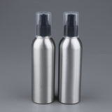Maxbell Maxbell 2x 250ml Empty Makeup Pump Bottle Aluminum Cream Lotion Container Black Pump