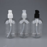 Maxbell Maxbell 2pcs Empty Cosmetic Pump Dispenser PET Plastic Bottle 350ml 350ml Black Pump