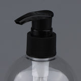 Maxbell Maxbell 2pcs Empty Cosmetic Pump Dispenser PET Plastic Bottle 350ml 350ml Black Pump